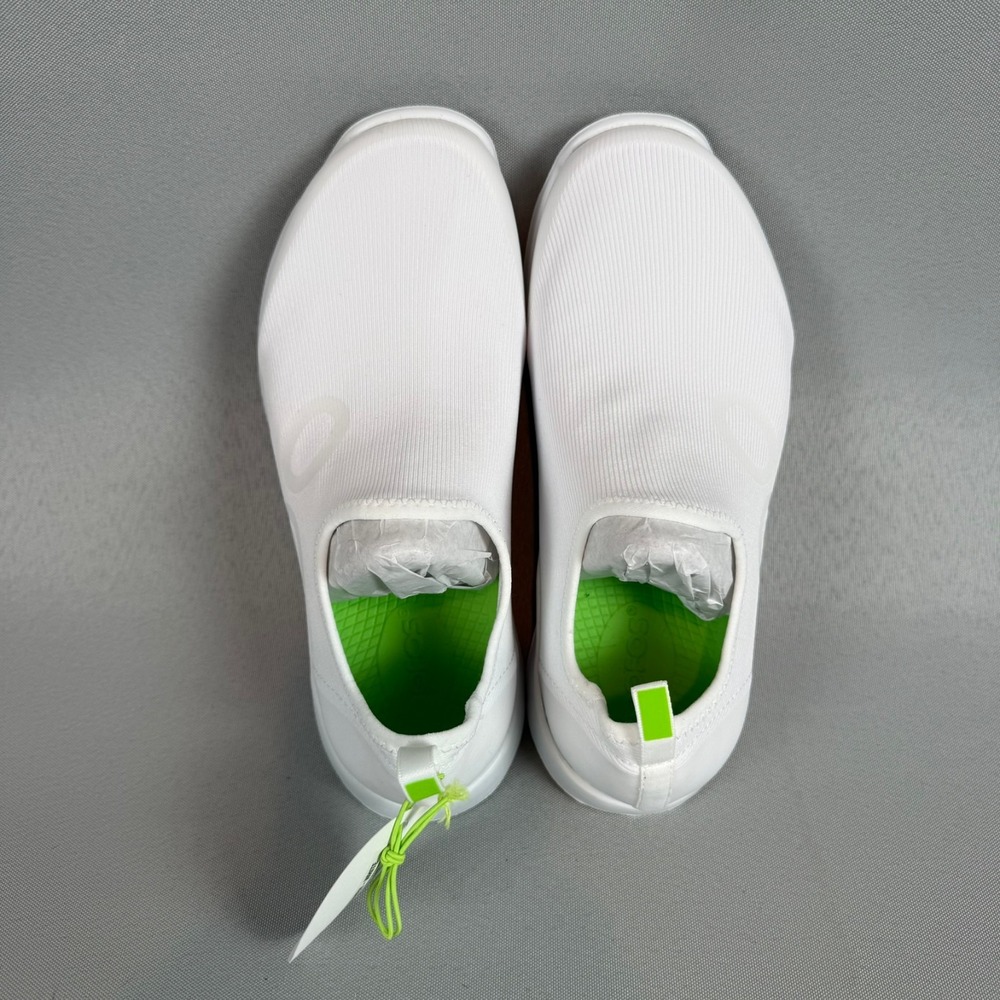 Oofos OOmg Sport Sneakers Womens 7 White Slip-On Light Walking Shoes Trainer NIB - Picture 7 of 8